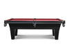 Iron Smyth Hunchback 8' Slate Pool Table In Black with FREE Premium 32-Piece Accessory Kit - The Family Game Room