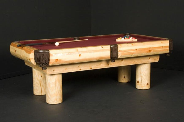 Viking Industries Ponderosa Pine Billiard Table with FREE Pine Triangle - The Family Game Room